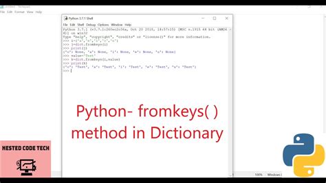 Python Tutorial: Understanding the Python Dictionary Fromkeys() Method